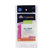 Elmer's CraftBond Less Mess All-Temp Glue Sticks, 0.27" x 4", Dries Clear, 24/Pack (EPIE6055)