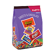 Hershey's Snack-Size Sweets and Chocolate Assortment Party Pack, 34.19 oz Bag (HRSHEC93942)
