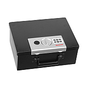 Honeywell Steel Fireproof Safe with Keypad Lock, 12.7 x 10.4 x 5.5, 0.27 cu ft, Black (HWL6108)