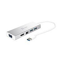 j5create Dual Monitor Docking Station for PC/Mac, Silver (JCRJUD380)