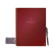 Rocketbook Fusion Smart Notebook, Seven Assorted Page Formats, Scarlet Sky Cover, (21) 11 x 8.5 Sheets (EVRFLRCCMEFR)