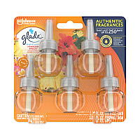 Glade Plugin Scented Oil Refill, Hawaiian Breeze, 0.67 oz, 5/Pack (SJN315181)