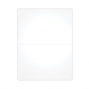 TOPS Blank Cut Sheets for W-2 Tax Forms, 2-Down Style, 8.5 x 11, White, 50/Pack (BLW2S)