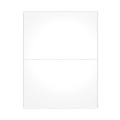 TOPS Blank Cut Sheets for W-2 Tax Forms, 2-Down Style, 8.5 x 11, White, 50/Pack (BLW2S)