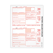 TOPS 1098 Mortgage Interest Tax Form, Fiscal Year: 2021, One-Part (No Copies), 8 x 5.5, 2 Forms/Sheet, 50 Forms Total (L1098FEDS)