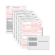 TOPS Five-Part 1099-DIV Tax Form Kit for Inkjet/Laser Printers, Five-Part Carbonless, 8.5 x 5.5, 2 Forms/Sheet, 100 Forms Total (LDIV4KITS)