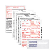 TOPS 1099-NEC Tax Forms, Fiscal Year: 2021, Five-Part Carbonless, 8.5 x 3.67, 3 Forms/Sheet, 100 Forms Total (LNEC5KITS)