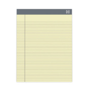 TRU RED Notepads, Narrow Rule, 50 Canary-Yellow 8.5 x 11.75 Sheets, 3/Pack (59960)