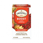 TWININGS Boost Mango Chili Chai Herbal Tea Bags, 0.95 oz, 18/Box (TNA54440)
