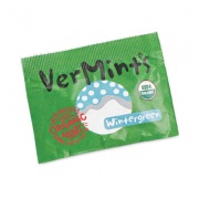 VerMints Organic Mints/Pastilles, Wintergreen, 2 Mints/0.7 oz, Individually Wrapped, 100/Box (VNT00993)