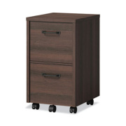 Whalen Dulzura Two-Drawer Vertical File Cabinet, File/File, Legal/Letter, Dark Brown, 17 x 20 x 29.25 (SPUSDZMFDBM)