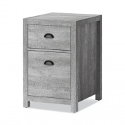 Whalen Fallbrook Two-Drawer Vertical File Cabinet, Box/File, Legal/Letter, Smoked Ash, 17 x 20 x 26.25 (SPUSFBSFGM)