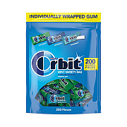 Orbit Sugar-Free Chewing Gum, Spearmint/Peppermint/Wintermint, 200 Pieces/Pack (WRIMMM27955)