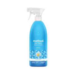 Method Antibacterial Spray, Bathroom, Spearmint, 28 oz Spray Bottle, 8/Carton (01152CT)