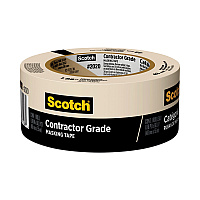 Scotch Commercial-Grade Masking Tape for Production Painting, 3" Core, 1.88" x 60 yds, Natural (MMM20202ABK)