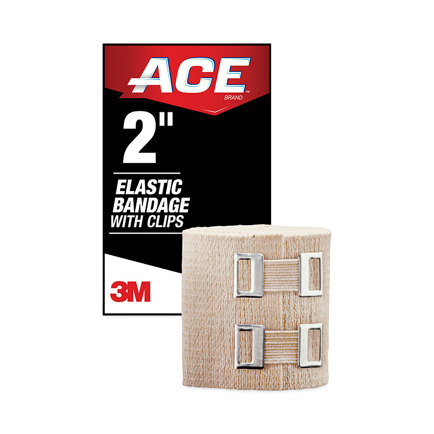 ACE Elastic Bandage with E-Z Clips, 2 x 50 (MMM207310)