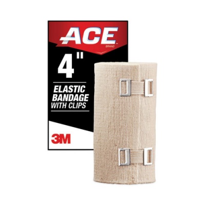 ACE Elastic Bandage with E-Z Clips, 4 x 64 (207313)