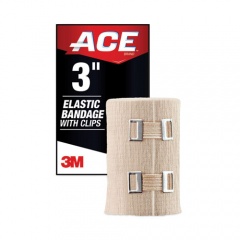 ACE Elastic Bandage with E-Z Clips, 3 x 64 (207314)