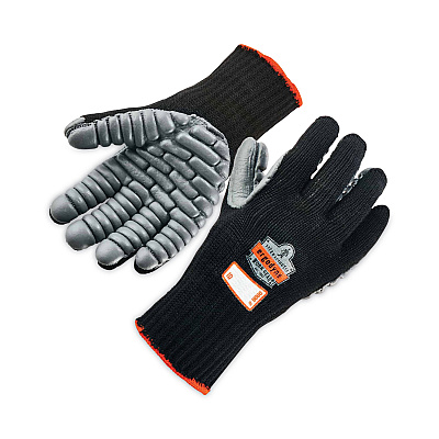 ergodyne ProFlex 9000 Lightweight Anti-Vibration Gloves, Black, Medium, Pair (EGO16453)