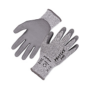 ergodyne ProFlex 7030 ANSI A3 PU Coated CR Gloves, Gray, Small, Pair (EGO10462)