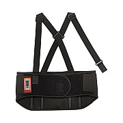 ergodyne ProFlex 1600 Standard Elastic Back Support Brace, X-Small, 20" to 25" Waist, Black (EGO11101)