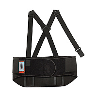 ergodyne ProFlex 1600 Standard Elastic Back Support Brace, X-Small, 20" to 25" Waist, Black (EGO11101)