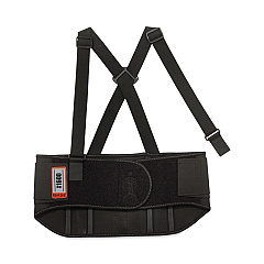 ergodyne ProFlex 1600 Standard Elastic Back Support Brace, X-Small, 20" to 25" Waist, Black (EGO11101)