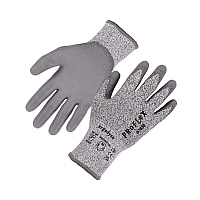 ergodyne ProFlex 7030 ANSI A3 PU Coated CR Gloves, Gray, Medium, 12 Pairs/Pack (EGO10453)