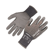 ergodyne ProFlex 7044 ANSI A4 PU Coated CR Gloves, Gray, Small, 12 Pairs/Pack (EGO10482)