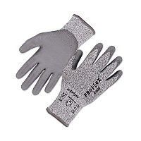 ergodyne ProFlex 7030 ANSI A3 PU Coated CR Gloves, Gray, Small, 12 Pairs/Pack (EGO10452)