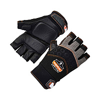 ergodyne ProFlex 900 Half-Finger Impact Gloves, Black, X-Large, Pair (EGO17695)