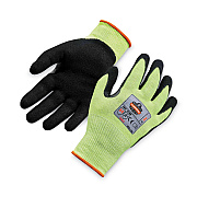 ergodyne ProFlex 7041 ANSI A4 Nitrile-Coated CR Gloves, Lime, Large, Pair (EGO17814)