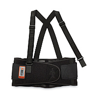 ergodyne ProFlex 1100SF Standard Spandex Back Support Brace, X-Large, 38" to 42" Waist, Black (EGO11605)