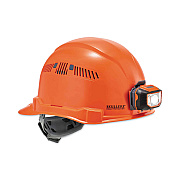 ergodyne Skullerz 8972LED Class C Hard Hat Cap Style with LED Light, Orange (EGO60147)