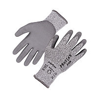 ergodyne ProFlex 7030 ANSI A3 PU Coated CR Gloves, Gray, Large, 12 Pairs/Pack (EGO10454)