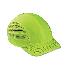 ergodyne Skullerz 8950 Bump Cap Hat, Short Brim, Lime (EGO23333)