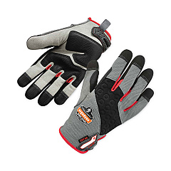ergodyne ProFlex 710CR Heavy-Duty CR Gloves, Gray, Small, Pair (EGO17122)