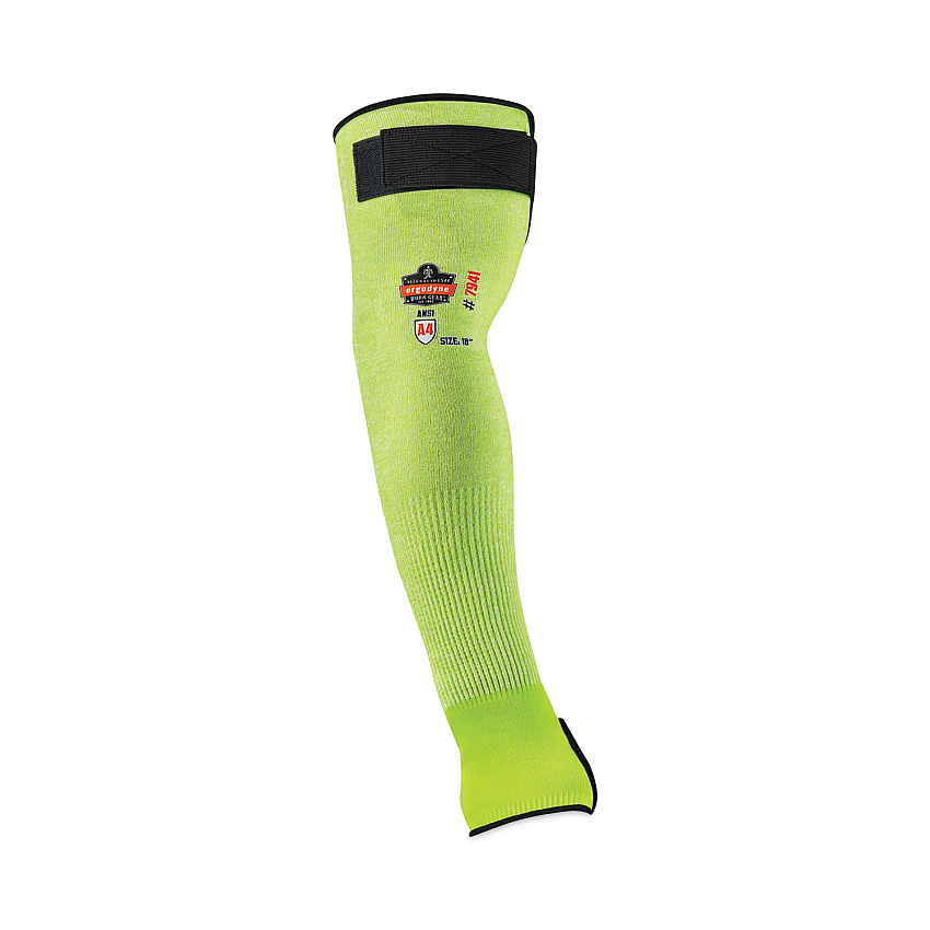 ergodyne ProFlex 7941-PR CR Protective Arm Sleeve, 18", Lime, 144 Pairs/Carton (EGO17947)