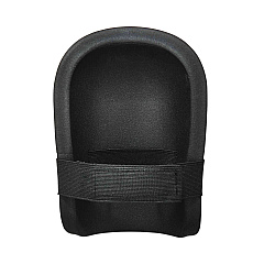ergodyne ProFlex 200 Light Duty Knee Pads, Short Cap, Buckle Closure, One Size Fits Most, Black, Pair (EGO18200)