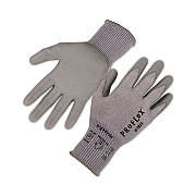 ergodyne ProFlex 7024 ANSI A2 PU Coated CR Gloves, Gray, Large, Pair (EGO10404)
