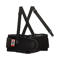 ergodyne ProFlex 1400UN Universal Size Back Support Brace, One Size Fits All, 25" to 58" Waist, Black (EGO11400)