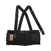 ergodyne ProFlex 1100SF Standard Spandex Back Support Brace, 2X-Large, 42" to 46" Waist, Black (EGO11606)