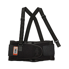 ergodyne ProFlex 1100SF Standard Spandex Back Support Brace, 2X-Large, 42" to 46" Waist, Black (EGO11606)