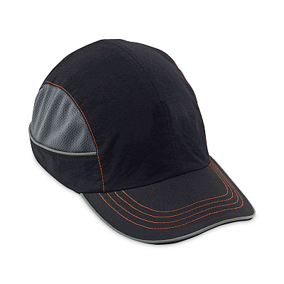 ergodyne Skullerz 8950XL XL Bump Cap Hat, Long Brim, Black (EGO23348)