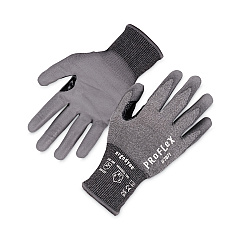 ergodyne ProFlex 7071 ANSI A7 PU Coated CR Gloves, Gray, 2X-Large, 12 Pairs/Pack (EGO18066)