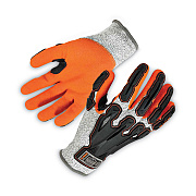 ergodyne ProFlex 922CR Nitrile Coated Cut-Resistant Gloves, Gray, Small, 96 Pairs/Carton (EGO17582)
