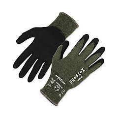 ergodyne ProFlex 7042 ANSI A4 Nitrile-Coated CR Gloves, Green, X-Large, Pair (EGO10345)