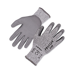 ergodyne ProFlex 7030 ANSI A3 PU Coated CR Gloves, Gray, X-Large, 12 Pairs/Pack (EGO10455)