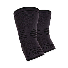 ergodyne ProFlex 651 Elbow Compression Sleeve, Large, Gray/Black (EGO16594)