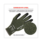 ergodyne ProFlex 7042 ANSI A4 Nitrile-Coated CR Gloves, Green, 2X-Large, Pair (EGO10346)